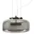 Ledvance Decor Glow Suspension Luminaire Noir 32W 2500lm - 830 Blanc Chaud | 380mm