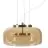 Ledvance Decor Glow Suspension Luminaire Dorée 32W 2800lm - 830 Blanc Chaud | 380mm